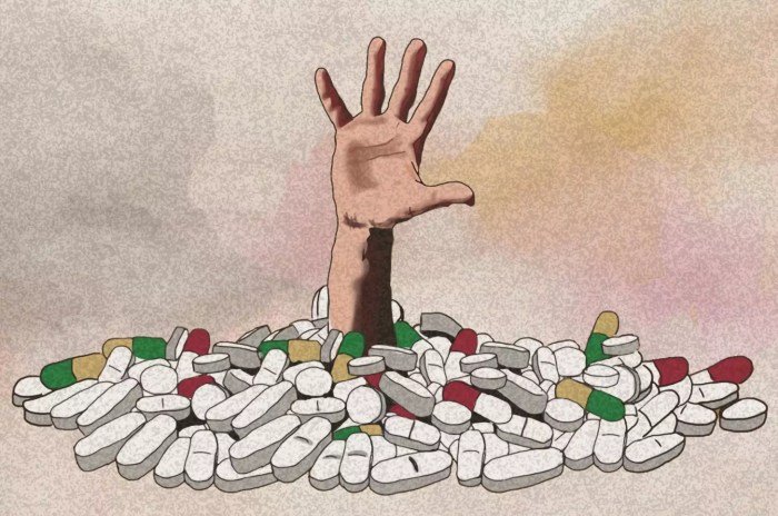 Prescription abuse dependency nonmedical decline resulting